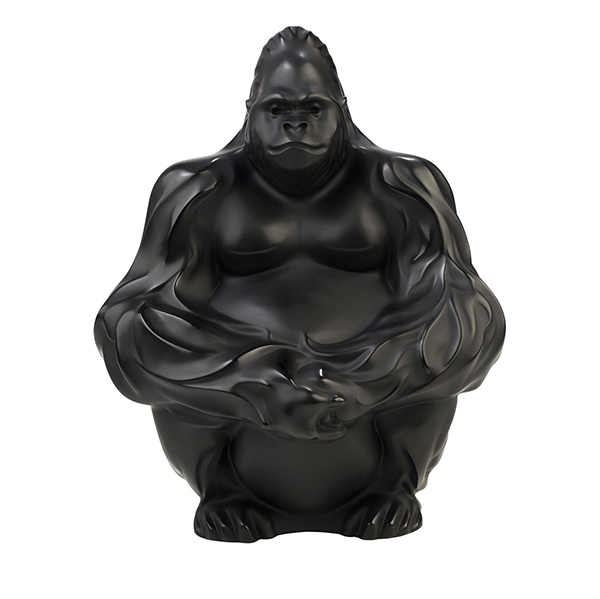 gorilla Black Lalique ginkgo 10600200