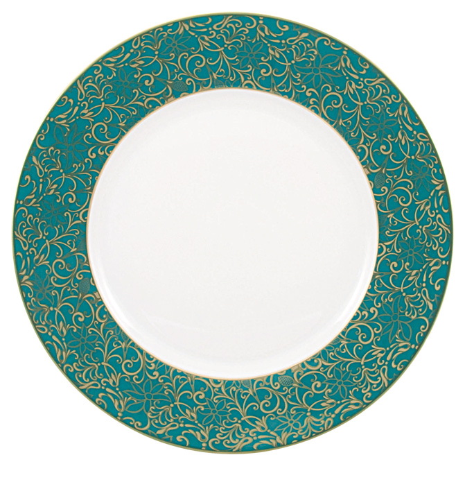 American dinner plate turquoise - Raynaud