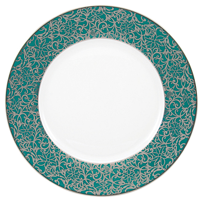 American dinner plate turquoise - Raynaud