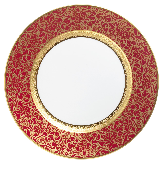 American dinner plate red - Raynaud