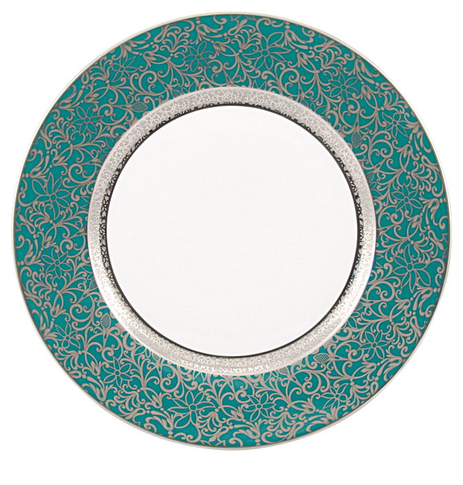 American dinner plate turquoise - Raynaud
