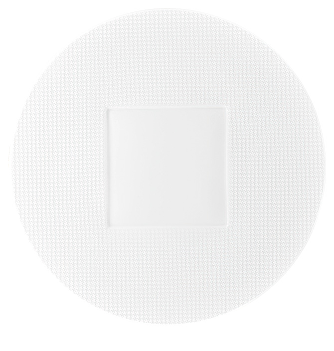 Round buffet plate square center - Raynaud