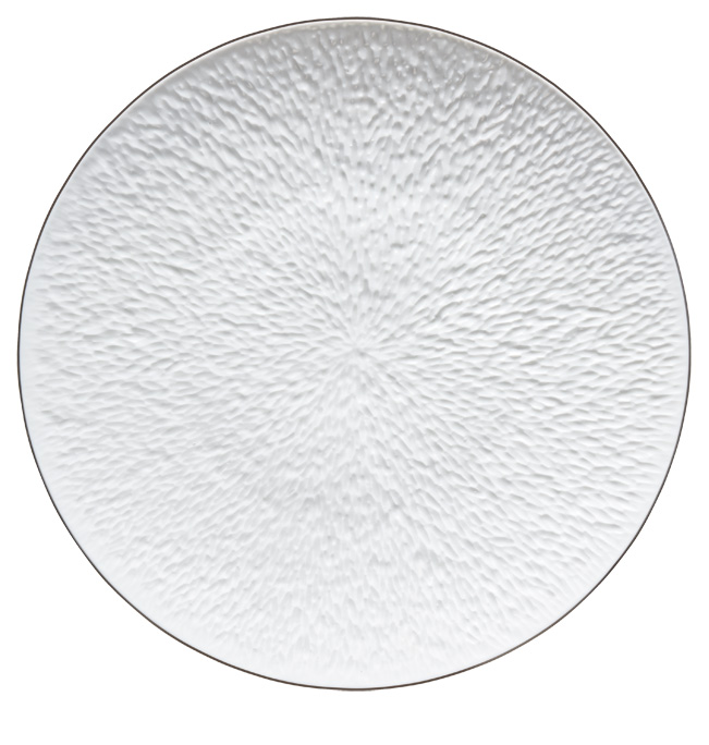 Buffet plate completely engraved - Raynaud