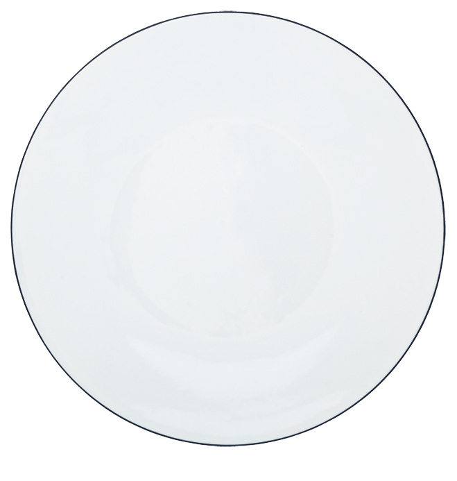 Buffet plate black ink - Raynaud