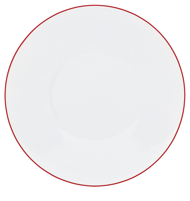2 x dessert plate vermilion - Raynaud