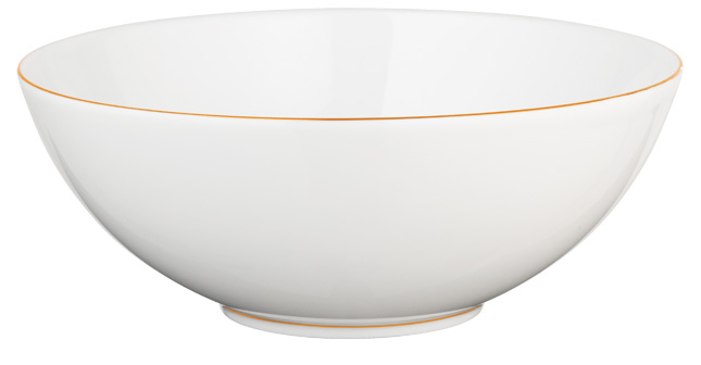 Salad bowl small orange apricot - Raynaud