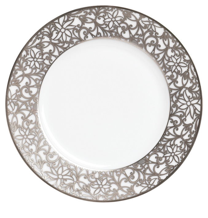 Salad cake plate white - Raynaud