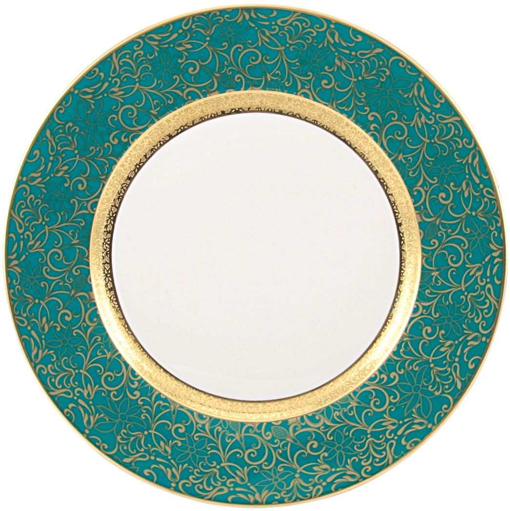 Soup tureen turquoise - Raynaud