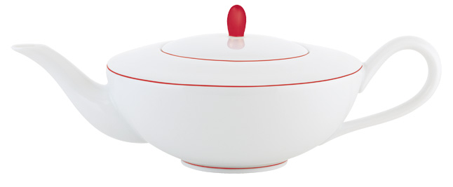 Tea / coffee pot vermilion - Raynaud