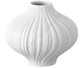 Plissee White Mat Vase 8 Cm Mini Vases Rosenthal Shop Studio Line