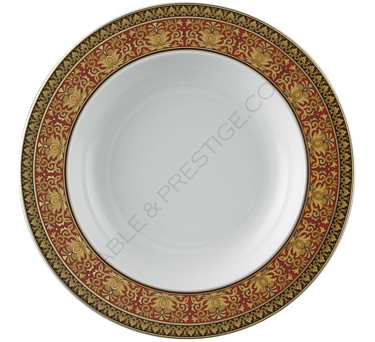 6 x plate deep 22 cm - Rosenthal versace