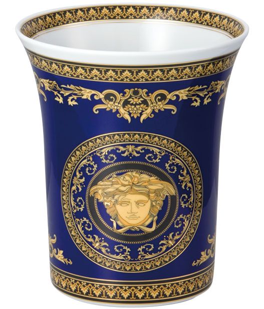 vases series medusa blue vase 18 cm versace-medusa blue Rosenthal shop ...