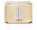 Merles et raisins bar in numbered edition, clear crystal and ivory ash ivory ash - Lalique