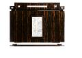 Merles et raisins bar in numbered edition, clear crystal and natural ebony natural ebony - Lalique