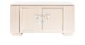 Dragon sideboard in numbered edition, clear crystal and ivory ash - Lalique