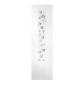 Bouquet interior panel in clear crystal, satin finish glass, small size - Lalique