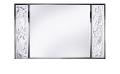 Merles et raisins mirror in clear crystal, chrome finish - Lalique