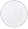 American dinner plate brown mahogany - Raynaud