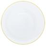 American dinner plate yellow lemon - Raynaud