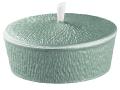 Covered sugar bowl turquoise - Raynaud