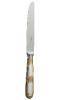 Dessert knife in sterling silver and gilding - Ercuis