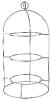 Plate stand 3 tiers in silver plated - Ercuis