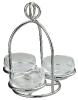 Snack server 3 small dishes in silver plated - Ercuis
