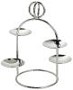 petits fours stand 4 small dishes in silver plated - Ercuis