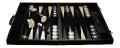 Masque de femme backgammon Leather printed croco black - Lalique