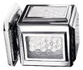 Metropolis cabinet knob Chrome - Lalique