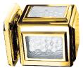 Metropolis door knob Gilded - Lalique