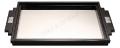 Masque de femme tray Black lacquered Clear crystal - Lalique
