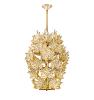 Champs-élysées chandelier in gold luster crystal, gilded finish (6 tiers) - Lalique
