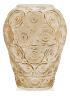 Anemones vase in gold luster crystal - Lalique