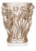 Bacchantes vase in gold luster crystal - Lalique