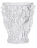 Bacchantes small vase in clear crystal, small size - Lalique