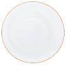 American dinner plate orange apricot - Raynaud
