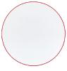 2 x bread and butter plate vermilion - Raynaud