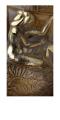 Angelique vase in limited edition (99 pieces), amber crystal gold enamelled amber - Lalique