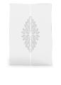 Languedoc interior panel in clear crystal, satin finish glass, medium size - Lalique