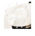 Longchamp armchair in numbered edition, clear crystal, black lacquered and ivory silk - Lalique