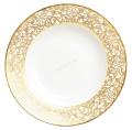 French rim soup plate white - Raynaud