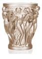 Bacchantes vase in gold luster crystal - Lalique