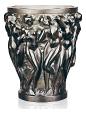 Bacchantes vase in bronze crystal - Lalique