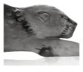 Zeila panther small sculpture grey - Lalique