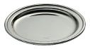 Bottle coaster with applied border in silver plated - Ercuis