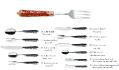 Dinner fork in sterling silver - Ercuis