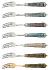 Fish fork in sterling silver - Ercuis