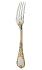 Fish knife in silver lated and gilding - Ercuis
