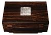 Masque de femme cigar box, 70 cigars Ebony and Clear crystal - Lalique